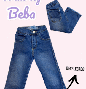 Jeans wide leg clasico