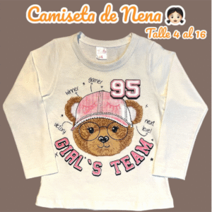 Camiseta de nena con estampas